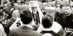 Patriarch Josyf Slypyj zu Besuch in Deutschland 1969.